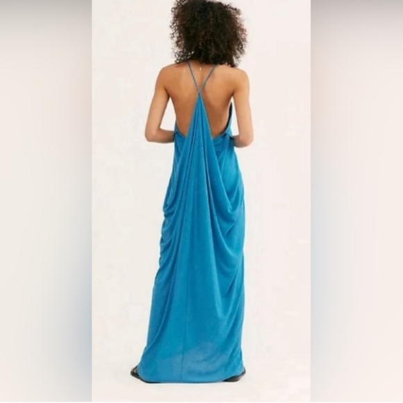 **1 Large Left**Free People Positano Draped Maxi Dress - Picture 2 of 16